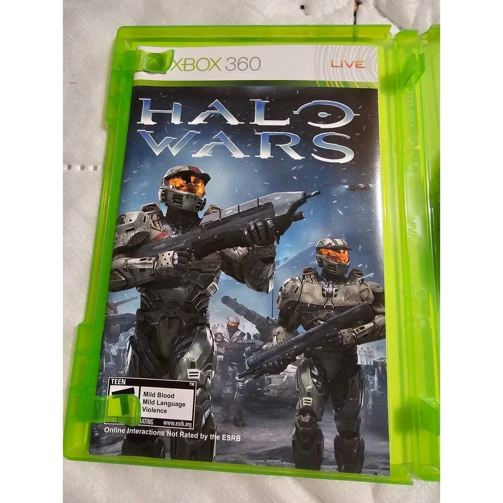 Halo‎ Wars Xbox 360 Platinum Hits Bonus Content Strategy Game